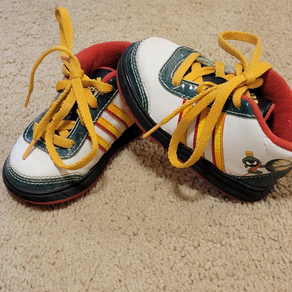 Adidas Retro Baby Sneakers with Marvin The Martian